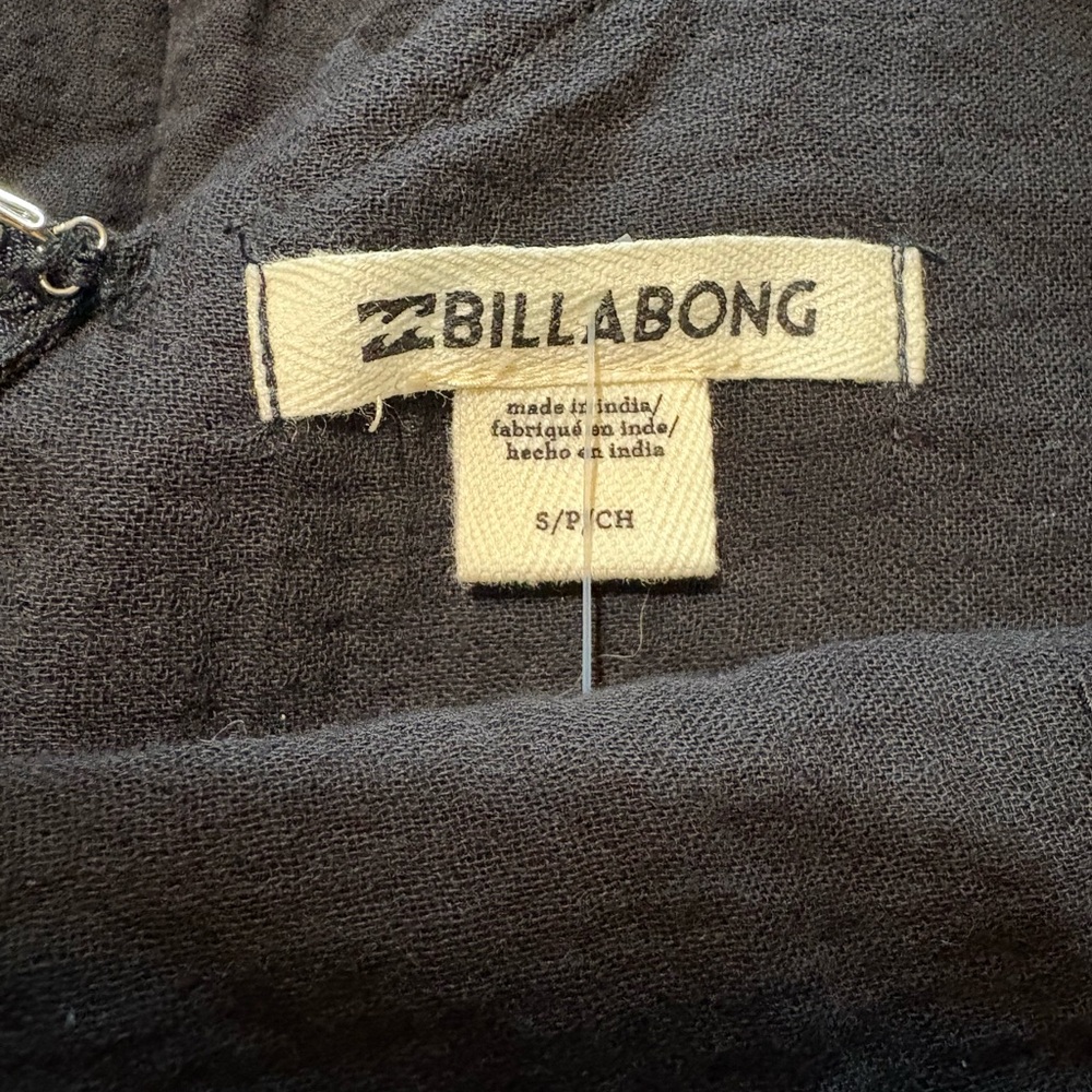 Billabong Black Ruffle Mini Dress - Picture 4 of 5